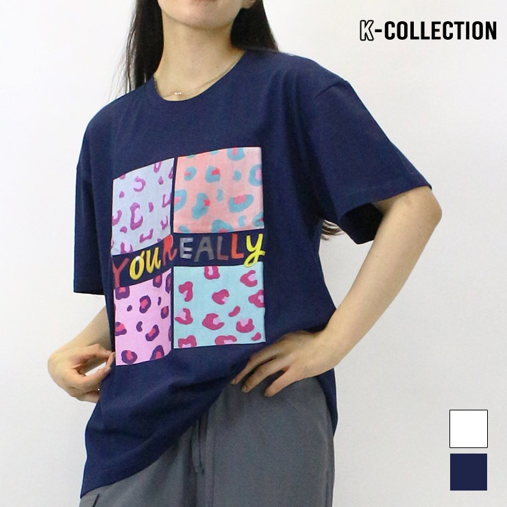 K-collection 半袖Tシャツ プリント レディース ユニセックス