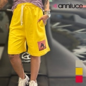 ANNILUCE アニールーチェ ハーフパンツ エクササイズ フィットネス ジム スポーツ ダンス ヨガ ウェア レッド ベージュ イエロー|新着商品
