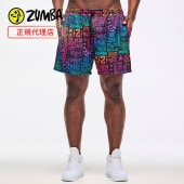 正規品Zumba XSuave メンズショートパンツ XS ズンバ ZUMBA X Peanuts スヌーピー ショートパンツ ホワイト