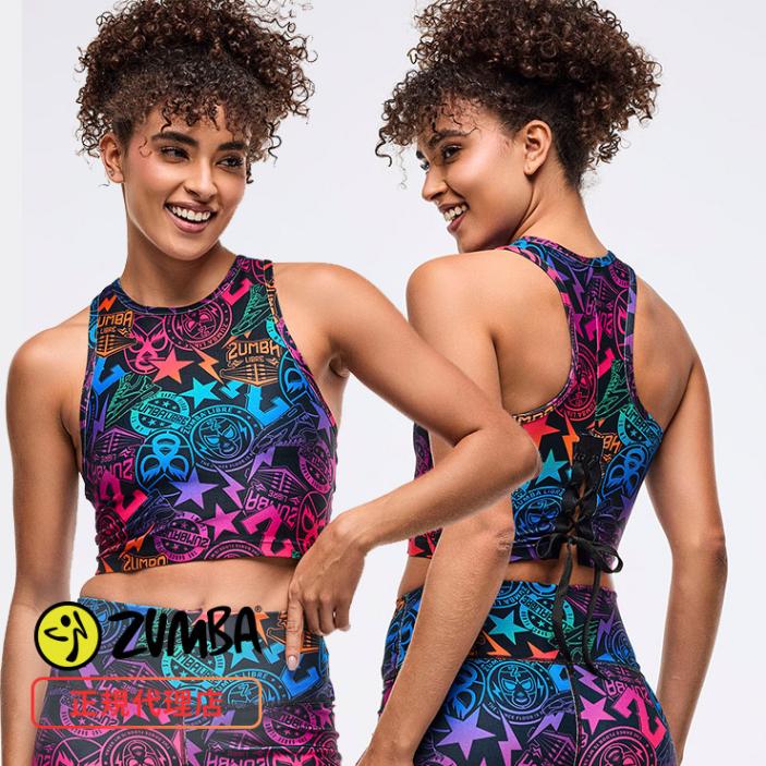 ZUMBA ズンバ 正規品 ハイネック クロップ丈 タンクトップ