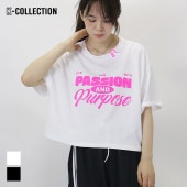 K-collection Tシャツ レディース 半袖 ロゴ ボックス ゆったり 韓国ファッション エクササイズ フィットネス ジム スポーツ ダンス ヨガ ウェア ブラック ホワイト|新着商品