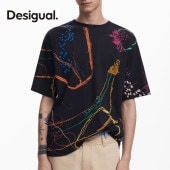 新品　LA BODY Desigual デシグアル　スポーツレギンス デシグアル Desigual M. Christian Lacroix レギンス （グレー