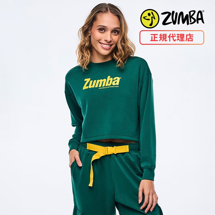 ZUMBA ズンバ 正規品 ウェア レディース Tシャツ 長袖 トップス ロゴ