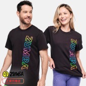 �����ȥ�å� ZUMBA ����� T����� Ⱦµ ���롼�ͥå� ��100% ��˥��å��� �֥�å� ������ ������������ �ե��åȥͥ� ���� ���ݡ��� ���� �襬 ������