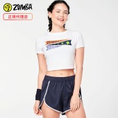 �����ȥ�å� ZUMBA ����� ������ PREP FITTED �����å� �ȥåץ� �ۥ磻�� ������������ �ե��åȥͥ� ���� ���ݡ��� ���� �襬 ������