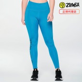 �����ȥ�å� ZUMBA ����� ������ HIGH WAISTED ZIP FRONT TRACK �ѥ�� �֥롼 ������������ �ե��åȥͥ� ���� ���ݡ��� ���� �襬 ������