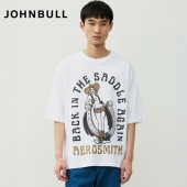 JOHNBULL ������ �����֥� T����� Ⱦµ �����ƥ����� AEROSMITH ���������ߥ� ��ä��� ��˥��å��� ���꡼��ʥå� ������������ �ե��åȥͥ� ���� ���ݡ��� ���� �襬 ������ �ۥ磻�� JT261C16