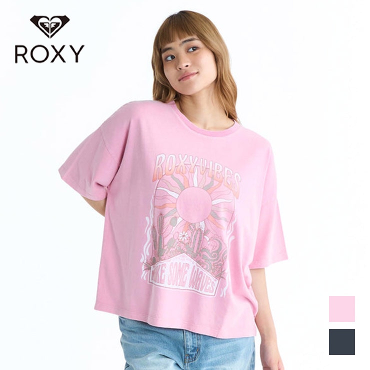 ROXY 正規品 ロキシー Tシャツ 半袖 2026春夏 ルーズシルエット 綿