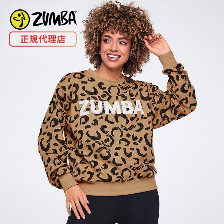 ZUMBA 正規品スウェットS ZUMBA ズンバ 正規品 ウェア レディース スウェット 長袖 トップス