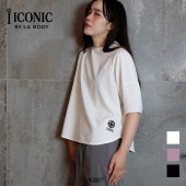 LA BODY ICONIC T����� Ⱦµ �䴶��ǽ ��󥿥󥹥꡼�� ��ǥ����� ������������ �ե��åȥͥ� ���� ���ݡ��� ���� �襬 ������ �ۥ磻�� �ѡ��ץ� �֥�å�
