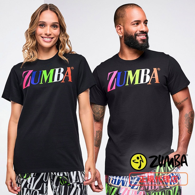 新品　正規品　ズンバ　 S Tシャツ ZUMBA ズンバ 正規品 ウェア ユニセックス Tシャツ 半袖 ロゴ 丸首