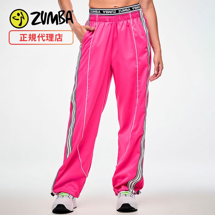 新品　正規品　ズンバ　X S ラスト　ピンク　トラックパンツ ZUMBA ズンバ 正規品 ウェア レディース ワイドパンツ サイドライン