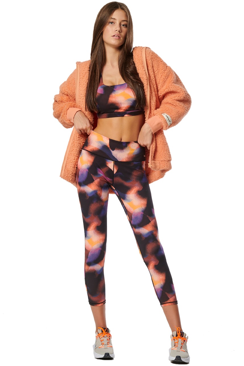 ȥå BODY ACTION ܥǥ ֥ȥå MULTI BROWN PRINT XS S