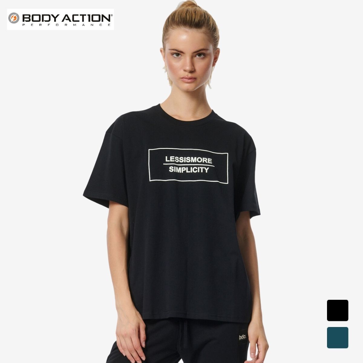 ȥå BODY ACTION ܥǥ С T BLACK GREEN XS S
