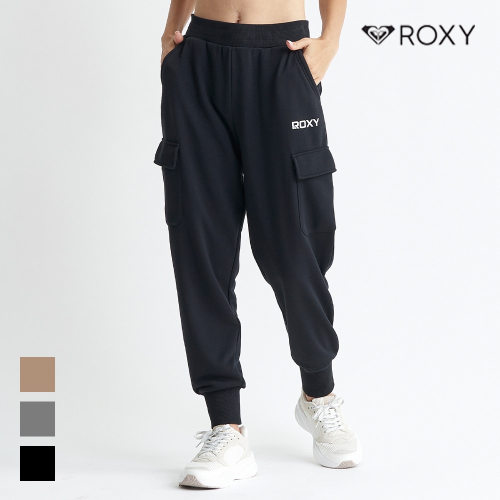 �����ȥ�å� ROXY �������� DOWN TO EARTH PANTS �ѥ�� BLACK BEIGE LIGHT.GRAY S������ M������ L������