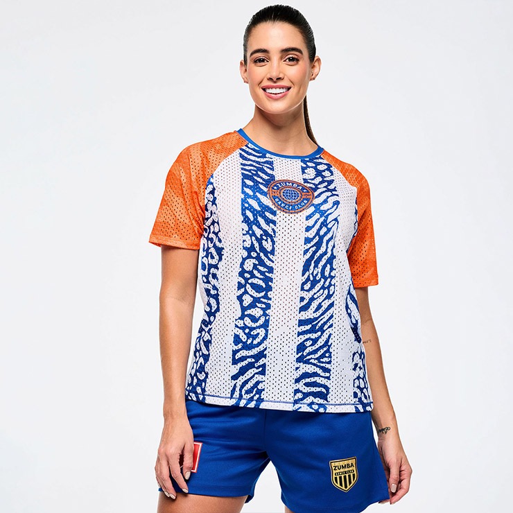 アウトレット ZUMBA ズンバ 正規品 Tシャツ クルーネック ブルー