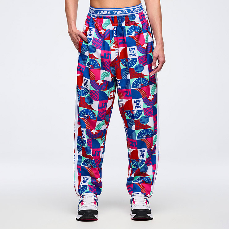 ZUMBAスパンコールパンツ Neon Baggy Woven Pants ズンバ 正規品 ZUMBA オファー neon-baggy