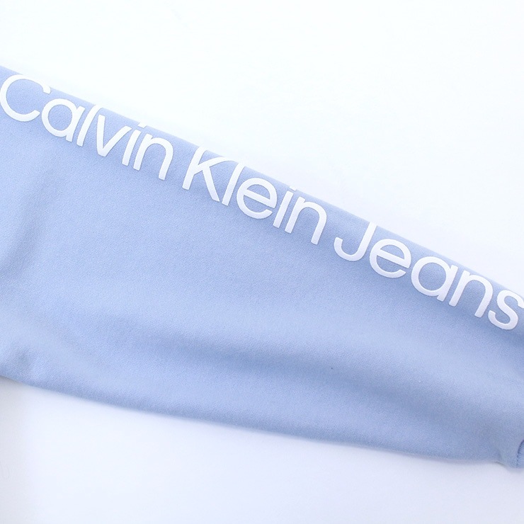 ȥå Calvin Klein Х󥯥饤 TWO TONE MONOGRAM  åȥѡ LIGHT BLUE WHITE S M