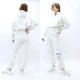 ȥå Calvin Klein Х󥯥饤 TWO TONE MONOGRAM  åȥѡ LIGHT BLUE WHITE S M