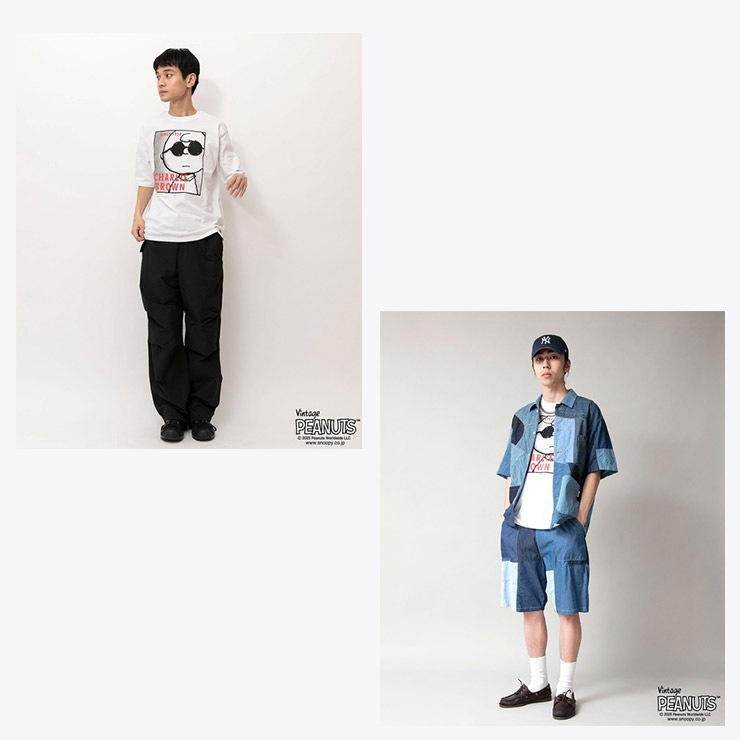 JOHNBULL ֥  PEANUTS CHARLIE BROWN T ԡʥå 㡼꡼֥饦   եåȥͥ  ݡ  襬  ۥ磻