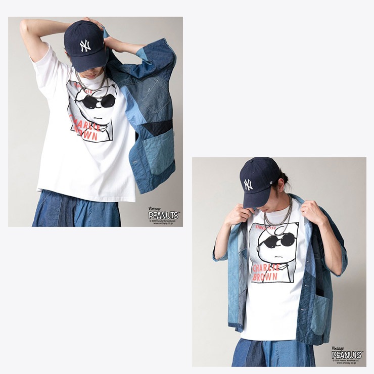 JOHNBULL ֥  PEANUTS CHARLIE BROWN T ԡʥå 㡼꡼֥饦   եåȥͥ  ݡ  襬  ۥ磻