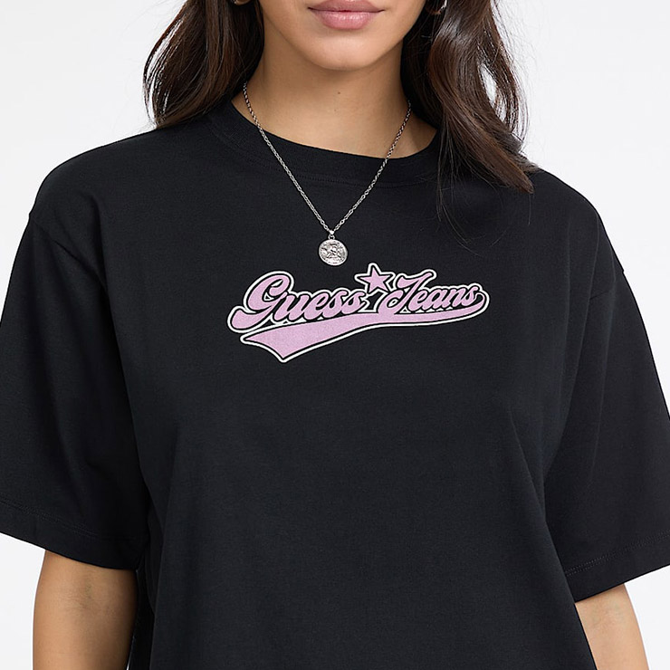 GUESS ���� ȾµT����� ��ǥ����� ������������ �ե��åȥͥ� ���� ���ݡ��� ���� �襬 ������ �֥�å� �ԥ� W5BI31K8HM0