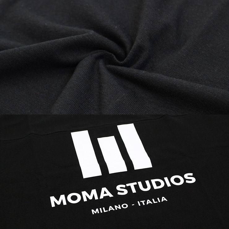 �����ȥ�å� MOMA STUDIOS ��� ������������ T����� �����С������� �ޥ�����顼 BLACK RED M������ L������