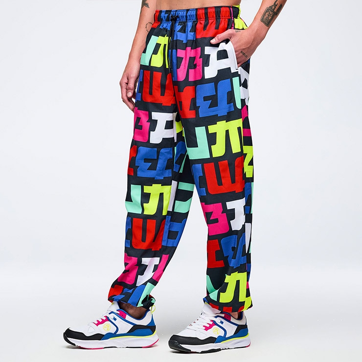 ZUMBA ハーフパンツ　お値下げ ZUMBA ズンバ 正規品 ウェア レディース パンツ スラウチパンツ 総柄