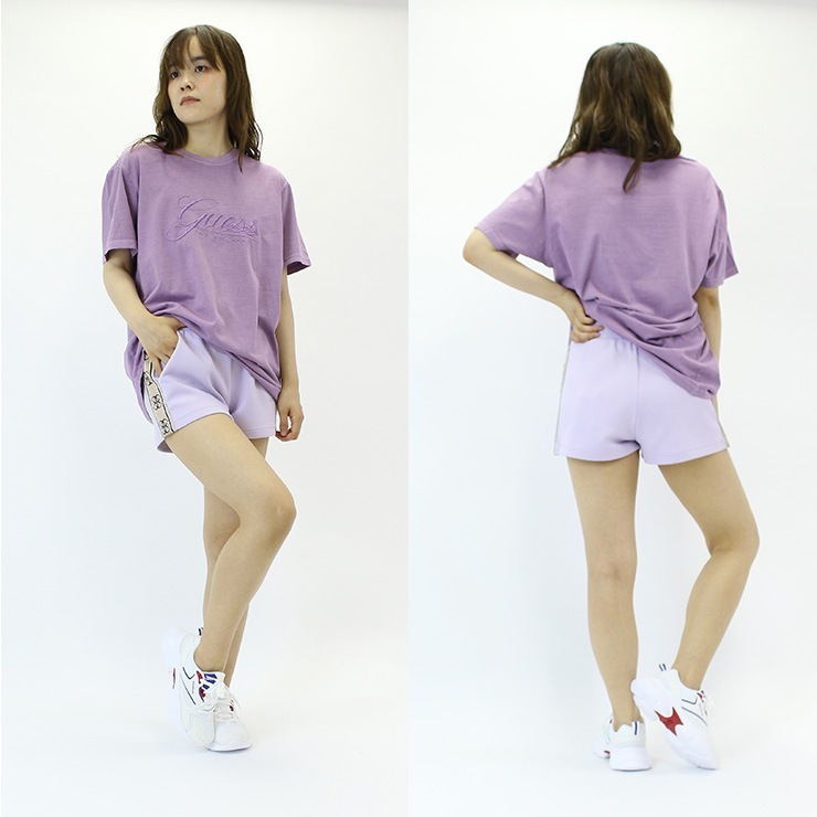 ȥå GUESS  BRITNEY   硼ȥѥ CREAM LILAC PALE ORANGE S M