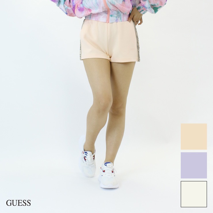 ȥå GUESS  BRITNEY   硼ȥѥ CREAM LILAC PALE ORANGE S M