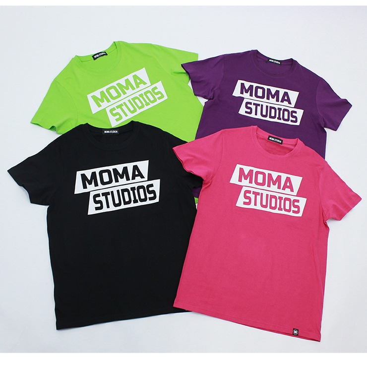 アウトレット MOMA STUDIOS モマ スタジオ ロゴ Tシャツ BLACK