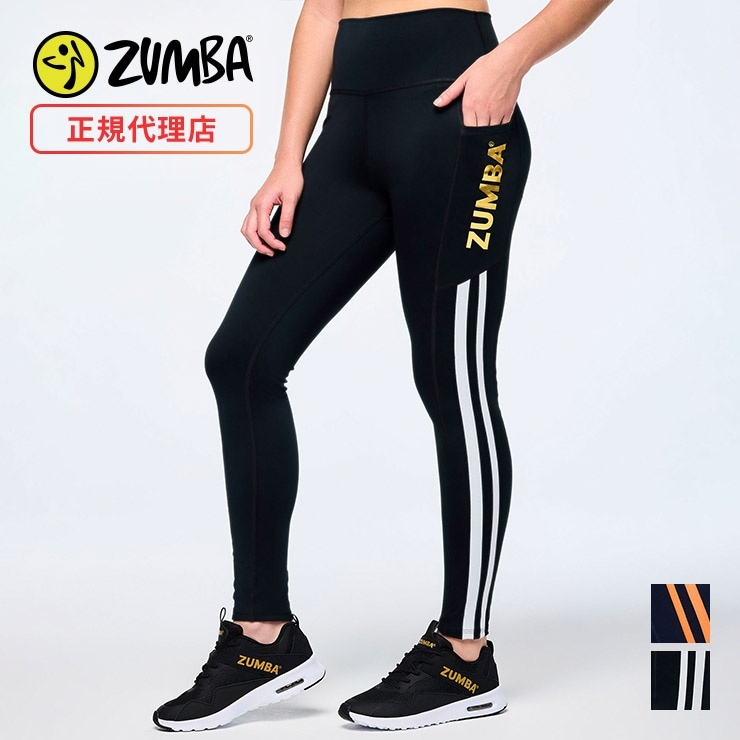 ZUMBA ズンバ インディゴパンツ Mサイズ 正規品 ZUMBA ズンバ 正規品 レギンス ブラック インディゴ