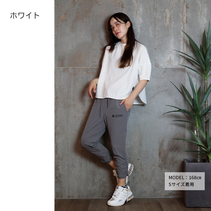 LA BODY ICONIC T����� Ⱦµ �䴶��ǽ ��󥿥󥹥꡼�� ��ǥ����� ������������ �ե��åȥͥ� ���� ���ݡ��� ���� �襬 ������ �ۥ磻�� �ѡ��ץ� �֥�å�