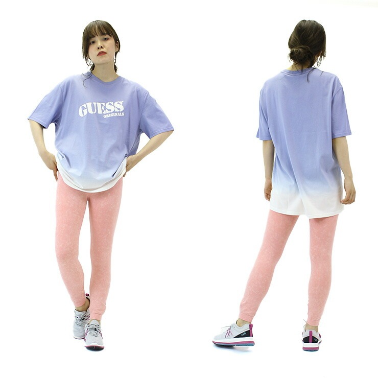 ȥå GUESS  å 쥹 쥮 GRAY LIGHT BLUE PINK XS/S M/L