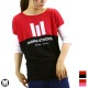 ȥå MOMA STUDIOS   T MAGLIA CRAZY REDBLACK REDPINK ONE