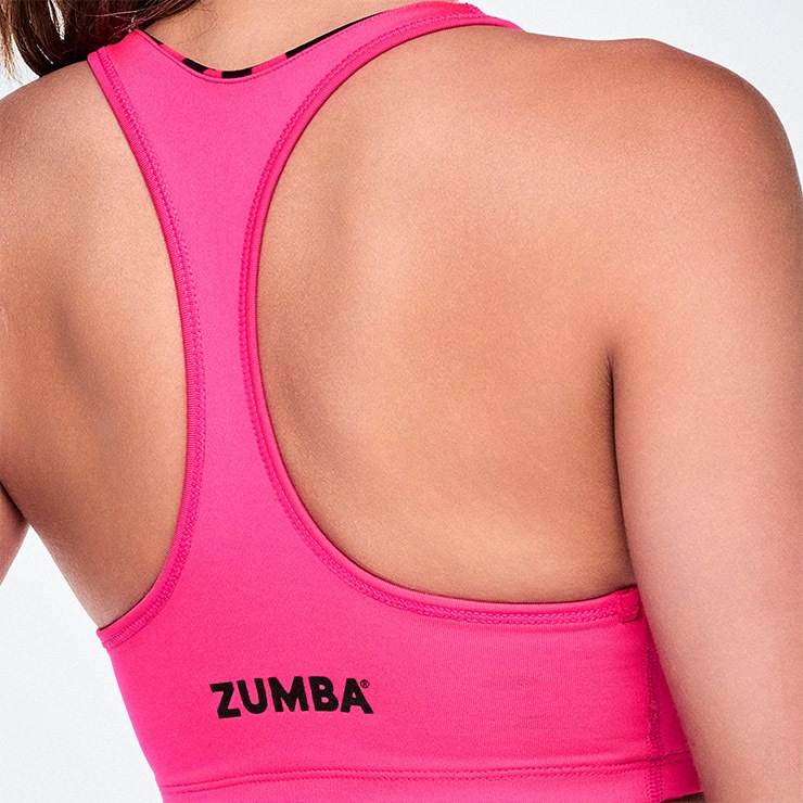 正規品 ZUMBA ピンク ZUMBA ズンバ 正規品 ウェアレディース ブラ ブラトップ レオパード
