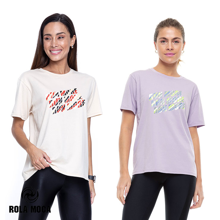 �����ȥ�å� ROLA MOCA ������⥵ �����С������� RUN MORE T����� BEIGE LAVENDER M������ L������