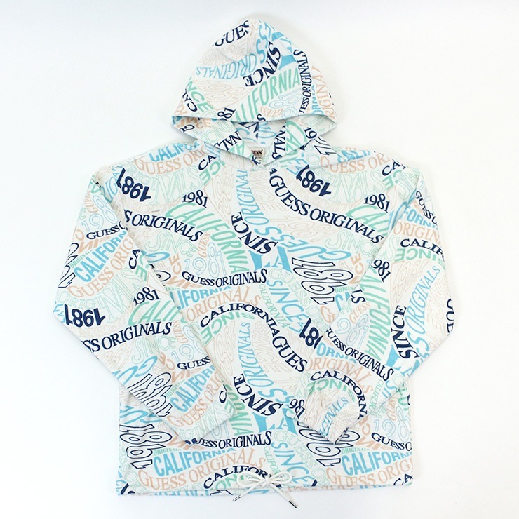 ȥå GUESS  GO WAVE TERRY CLOTH  աǥ ѡ PRINT S M