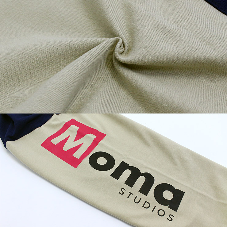 ȥå MOMA STUDIOS   åȥѥ ˥å PANTA SHOCK NAVYBEIGE XS S M L XL