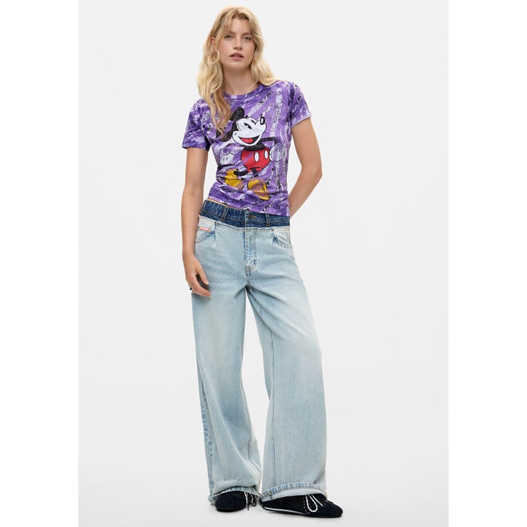 Desigual ������ �ǥ������� T����� Ⱦµ �ߥå����ޥ��� Disney �� ���åȥ� ���롼�ͥå� �����ե��å� ������ơ����ù� ��ǥ�����  ������������  �ե��åȥͥ� ���� ���ݡ��� ���� �襬 ������ �ѡ��ץ� 26WWTK58
