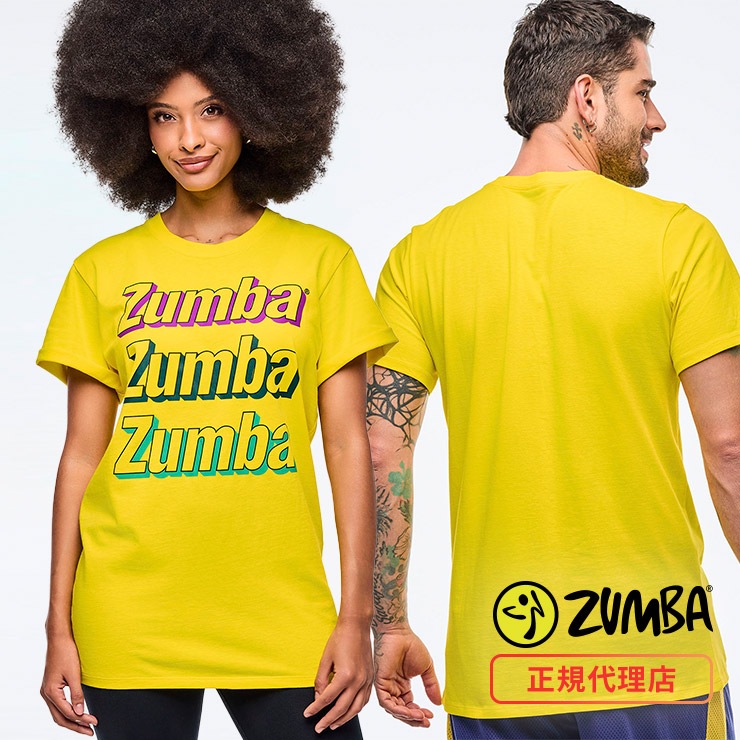 ZUMBA ズンバ 正規品 Tシャツ 半袖 ロゴ ユニセックス トップス