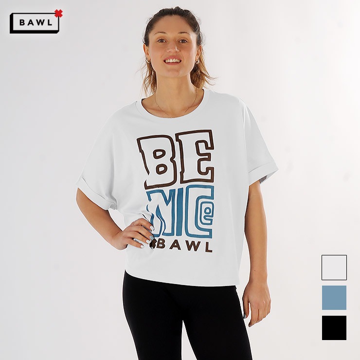BAWL ������ �ܥ��� T����� Ⱦµ ���� �磻�� ����ե��å� ���庹 �� ��ǥ����� ������������ �ե��åȥͥ� ���� ���ݡ��� ���� �襬 ������ �����ꥢ ľ͢�� �֥�å� �ۥ磻�� �饤�ȥ֥롼