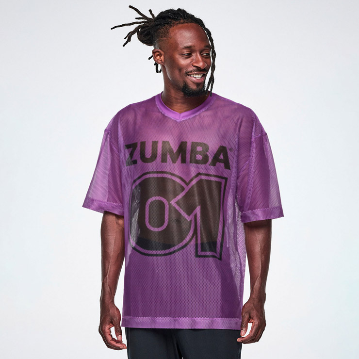 ZUMBA ズンバ 正規品 ウェアレディース トップス 半袖 Vネック ロゴ