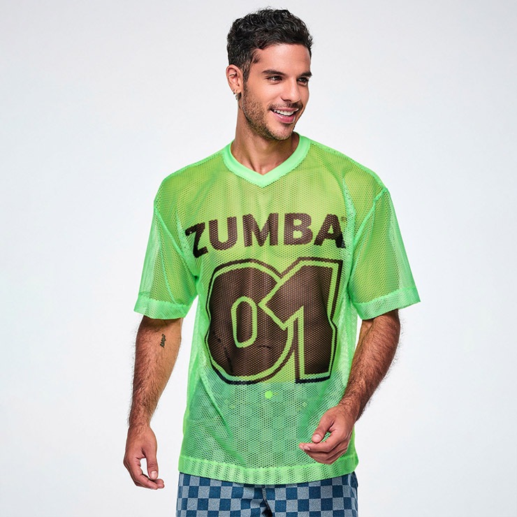 ZUMBA ズンバ 正規品 ウェアレディース トップス 半袖 Vネック ロゴ