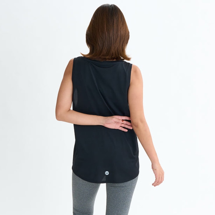 ROXY ロキシー タンクトップ ユニセックス 速乾 ロゴ UV エクササイズ