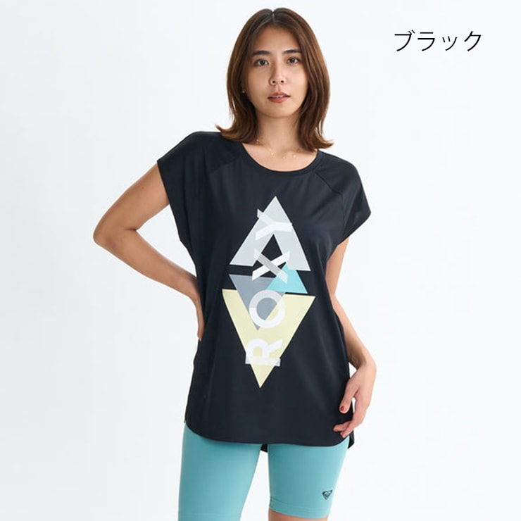 ROXY �������� T����� Ⱦµ ��˥��å���  ®�� ��Φξ�� ���� UV  ������������ �ե��åȥͥ� ���� ���ݡ��� ���� �襬 ������ �֥�å� �ۥ磻�� �ԡ��� RST254534