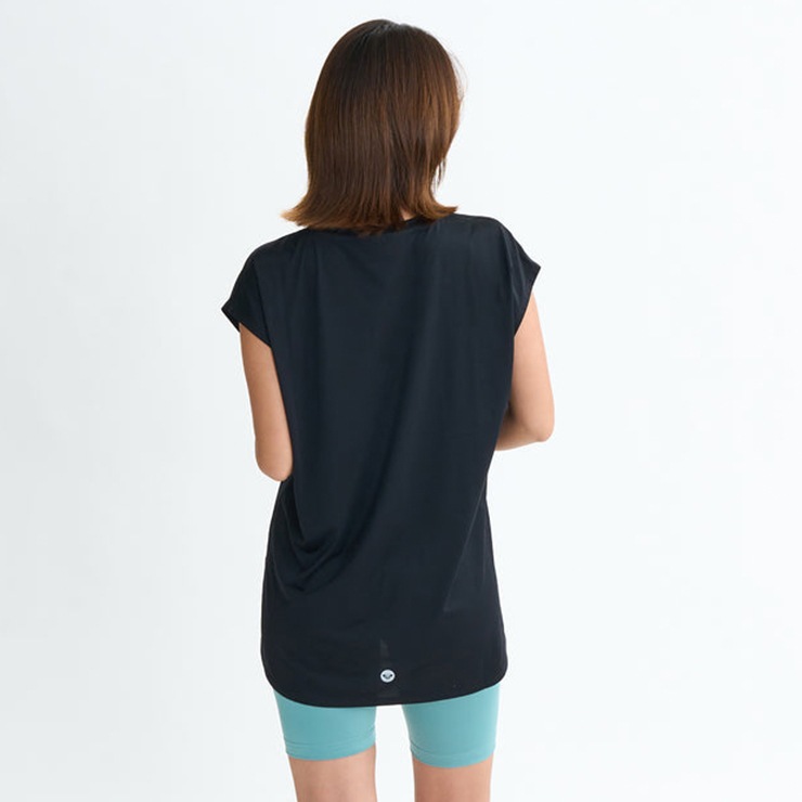 ROXY �������� T����� Ⱦµ ��˥��å���  ®�� ��Φξ�� ���� UV  ������������ �ե��åȥͥ� ���� ���ݡ��� ���� �襬 ������ �֥�å� �ۥ磻�� �ԡ��� RST254534