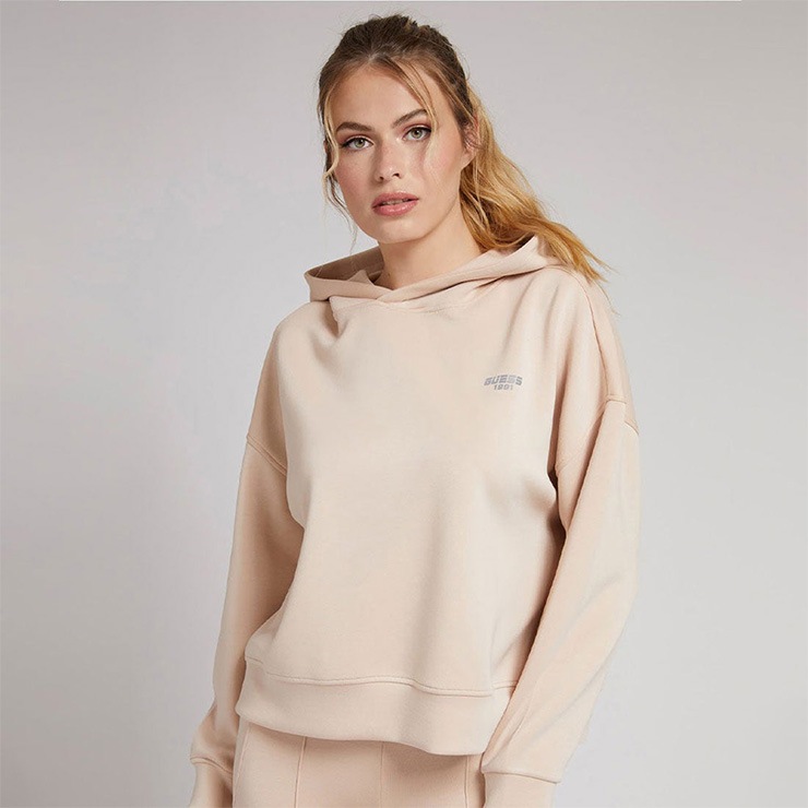 ȥå GUESS   󥰥꡼ ѡ աǥ BROWN LIGHT BEIGE S M