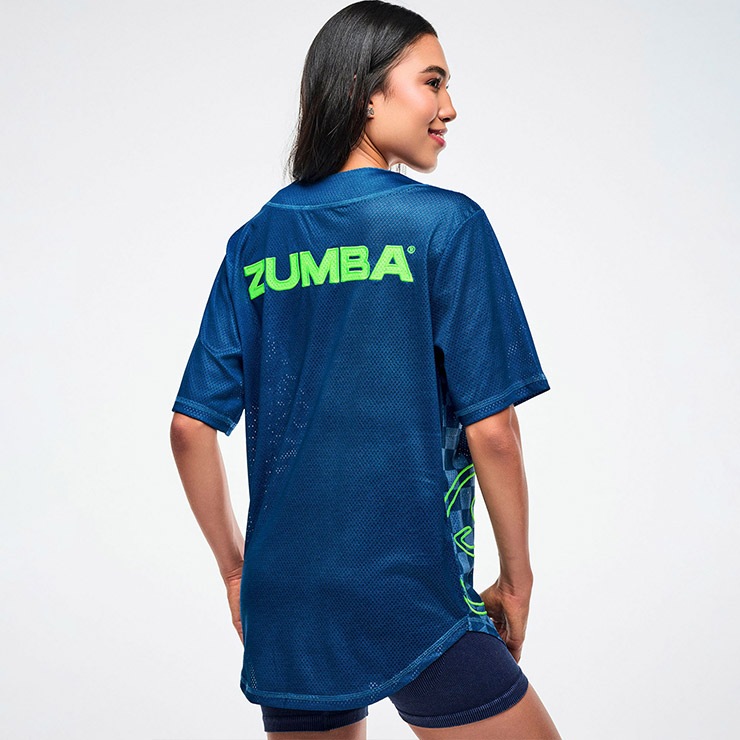 ZUMBA ズンバ 正規品 ウェア レディース シャツ ベースボールシャツ