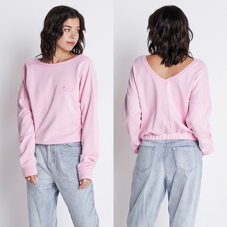 ȥå 52%OFF ROXY  MY ALL 롼ͥå å NATURAL PINK M